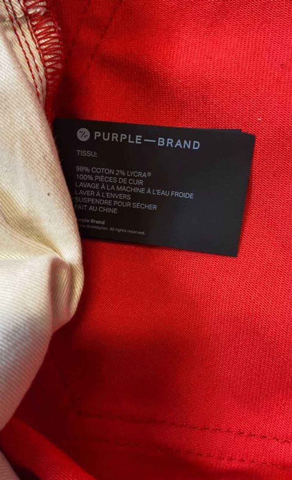 Purple Brand Patent Red Pants - Size 30 - image 10
