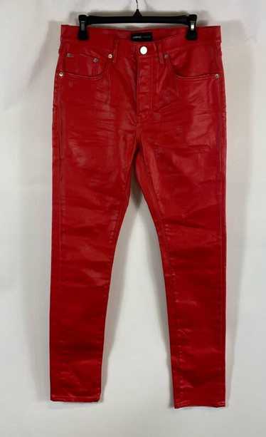 Purple Brand Patent Red Pants - Size 30 - image 1