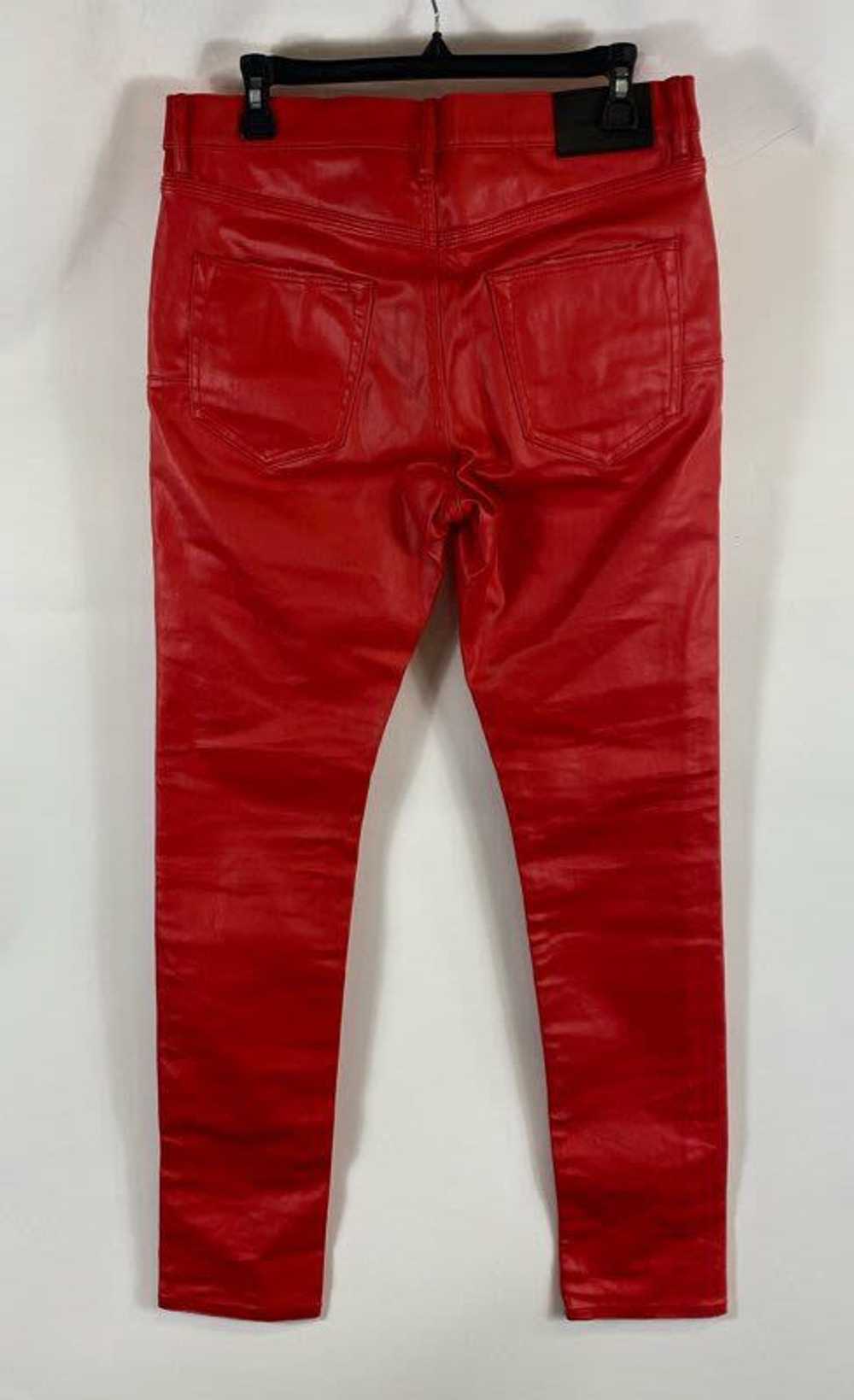Purple Brand Patent Red Pants - Size 30 - image 3