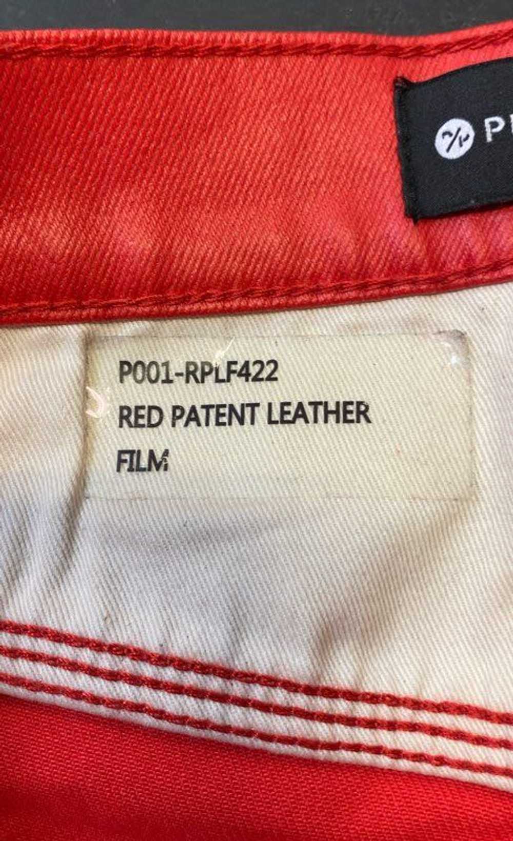 Purple Brand Patent Red Pants - Size 30 - image 6