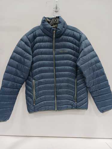 Marmot Blue Puffer Jacket Men's Size L
