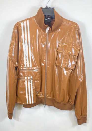 Adidas Ivy Park Men Brown Latex Jacket XS NWT - image 1