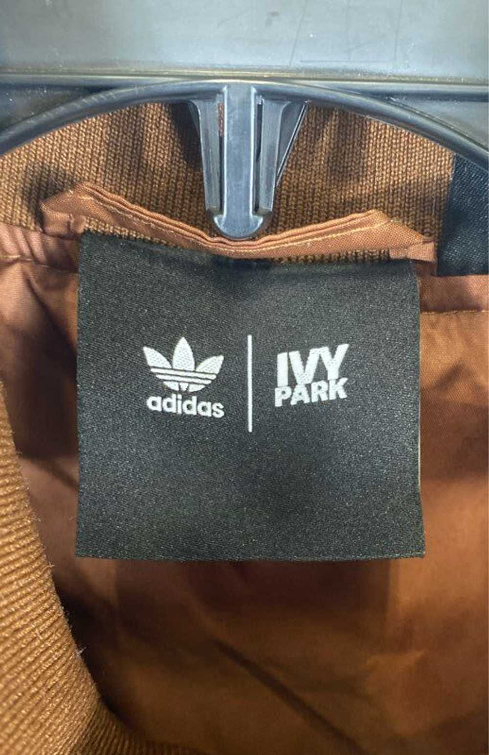 Adidas Ivy Park Men Brown Latex Jacket XS NWT - image 3