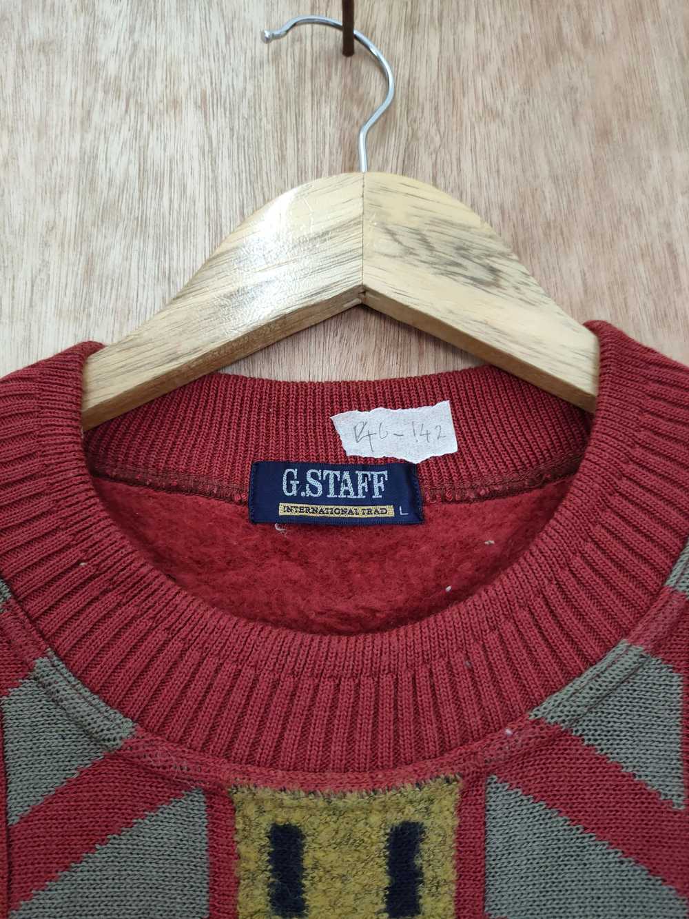 Art × Homespun Knitwear × Vintage Gstaff knitwear… - image 5