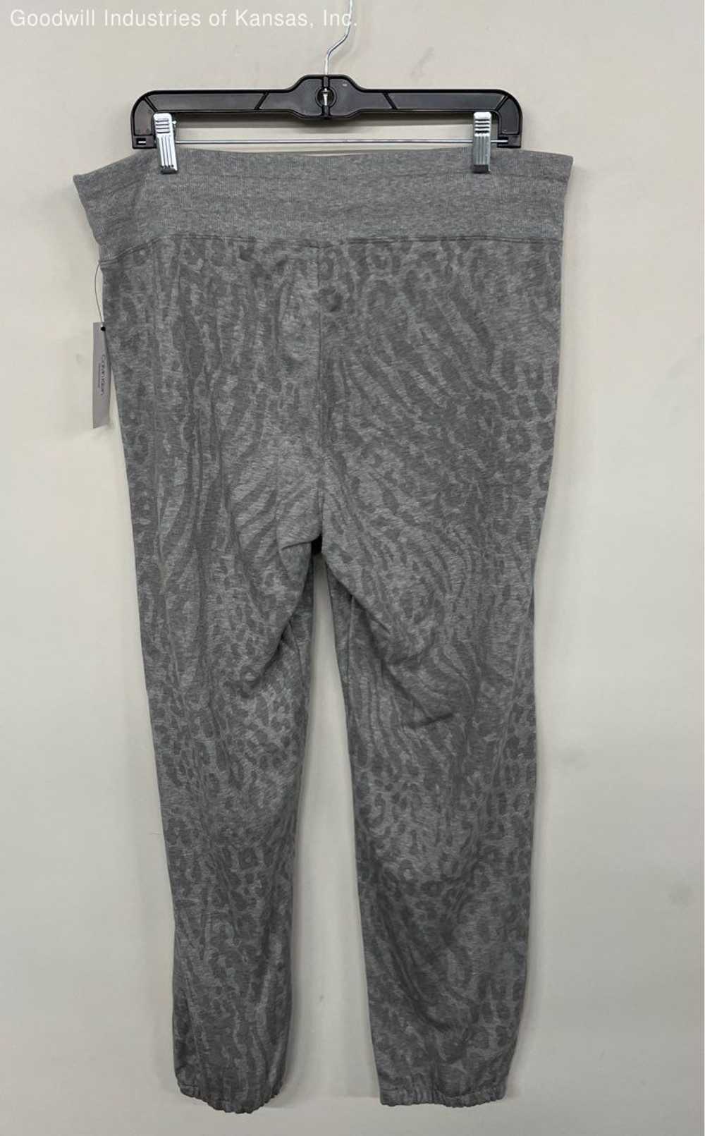 Calvin Klein Gray/Animal Print Pants - Size XL - image 2