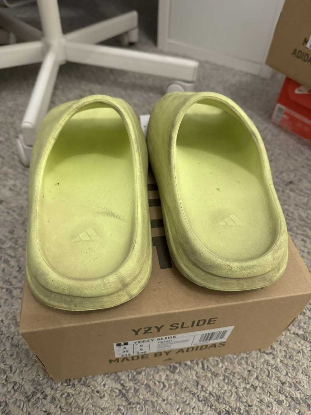 Yeezy Season Yeezy Slide Green Glow - image 4