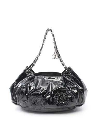 CHANEL Pre-Owned 2010-2011 Camellia chain shoulde… - image 1