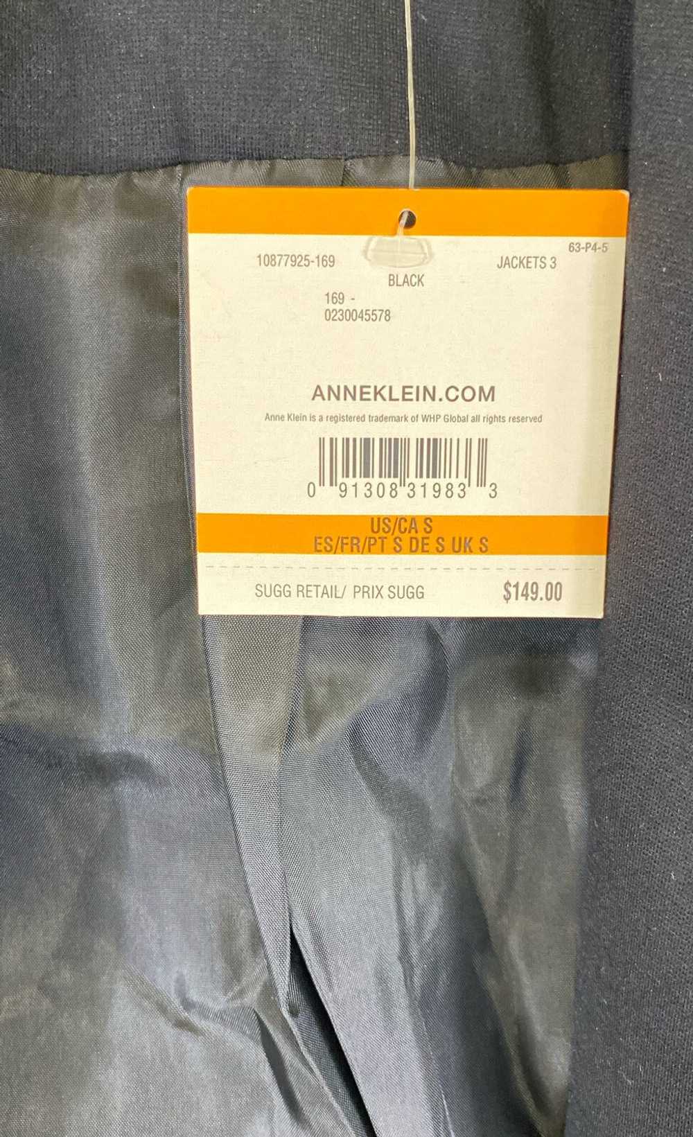 NWT Anne Klein Womens Black Notch Collar Six-Butt… - image 3