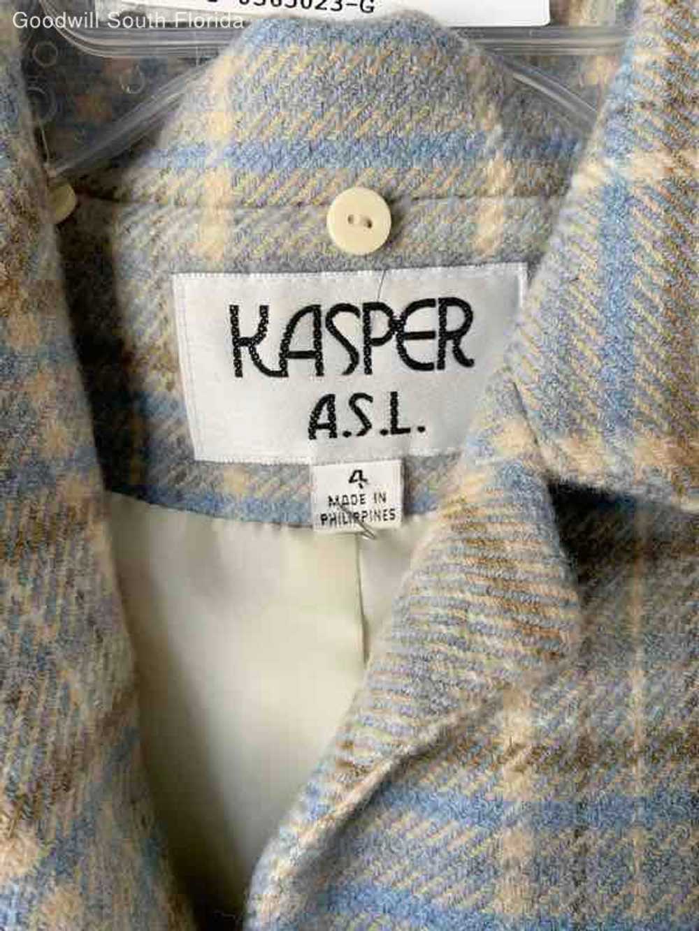 Kasper Womens Multicolor Set Jacket & Skirt Size 4 - image 8