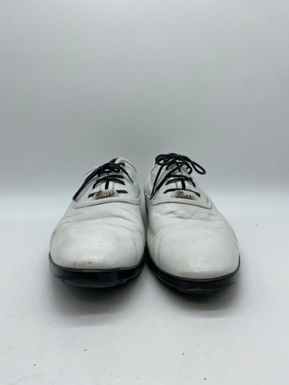 Gucci White Loafer Dress Shoe Men 9.5 - image 1