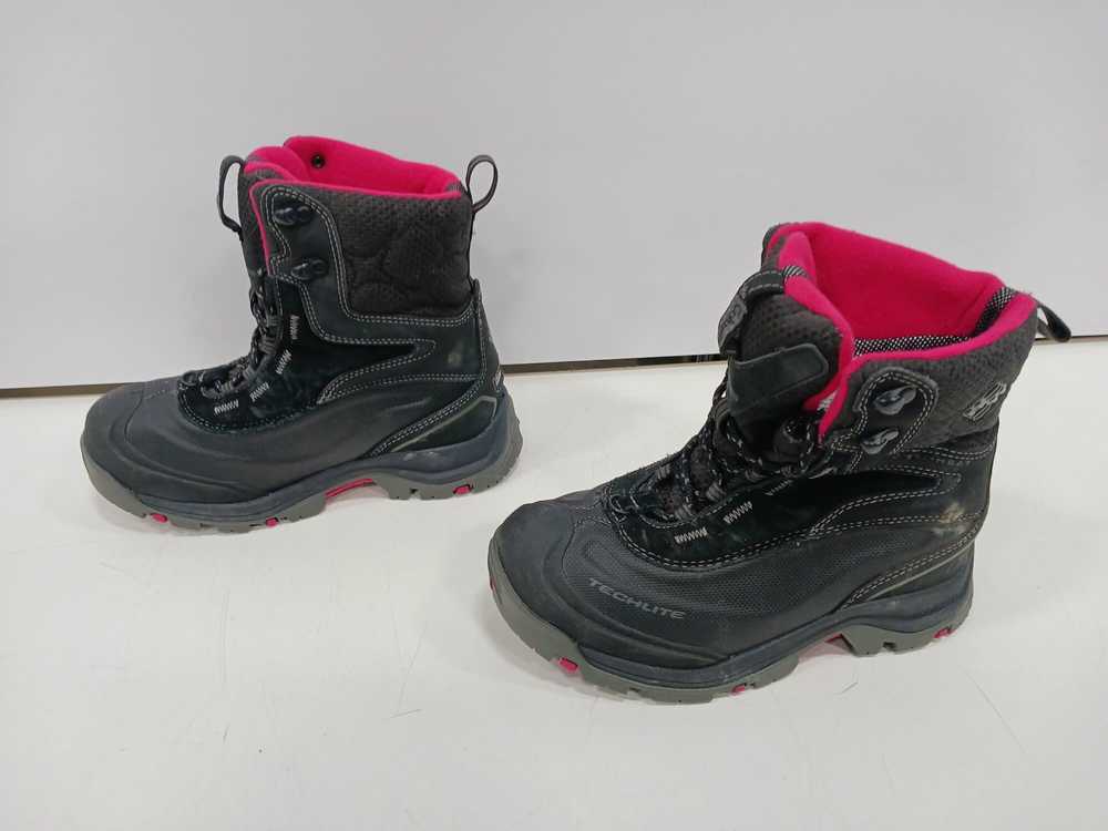 Columbia Women's Black & Pink Boots Size 6 - image 3