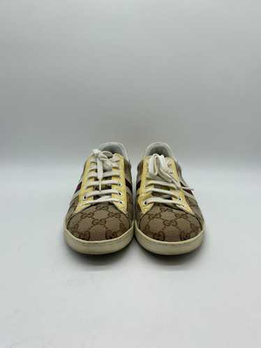 Authentic Gucci GG Canvas Canvas Sneakers W 6