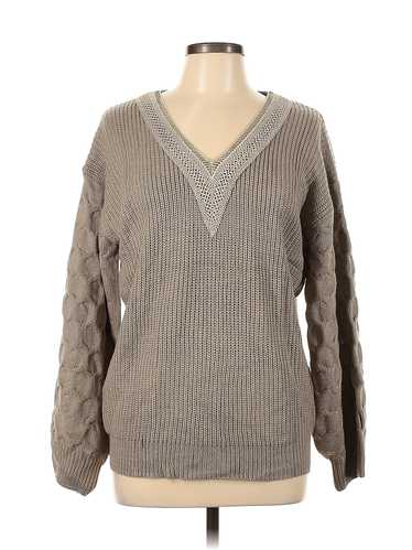 Unbranded Women Brown Pullover Sweater L