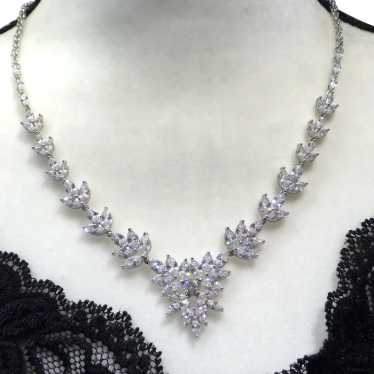 Brilliant Crystal Necklace, Fun Formal Attire, Fa… - image 1