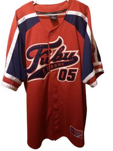 FUBU Shirt Mens XXXL Jersey Football 05 Grey/Red Vintage