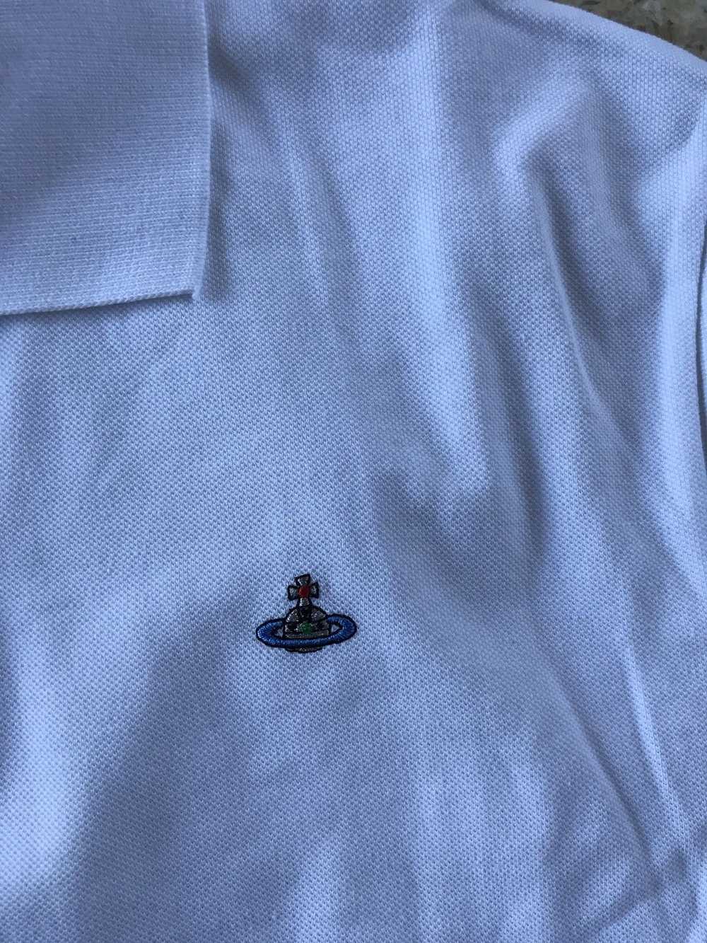 Vivienne Westwood Polo, SS In White With Embroide… - image 6