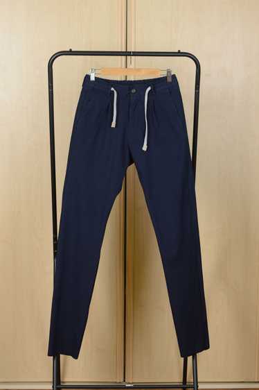 Eleventy Eleventy Blue Casual Trousers with Laces