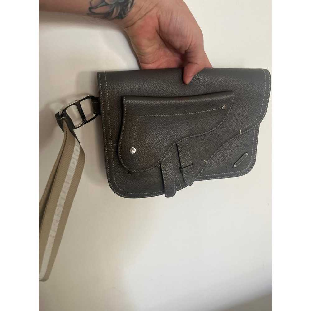 Dior Homme Saddle leather bag - image 9