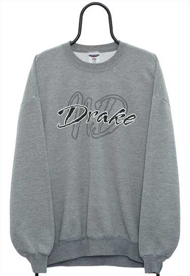 Vintage ND Drake Graphic Grey Sweatshirt Mens