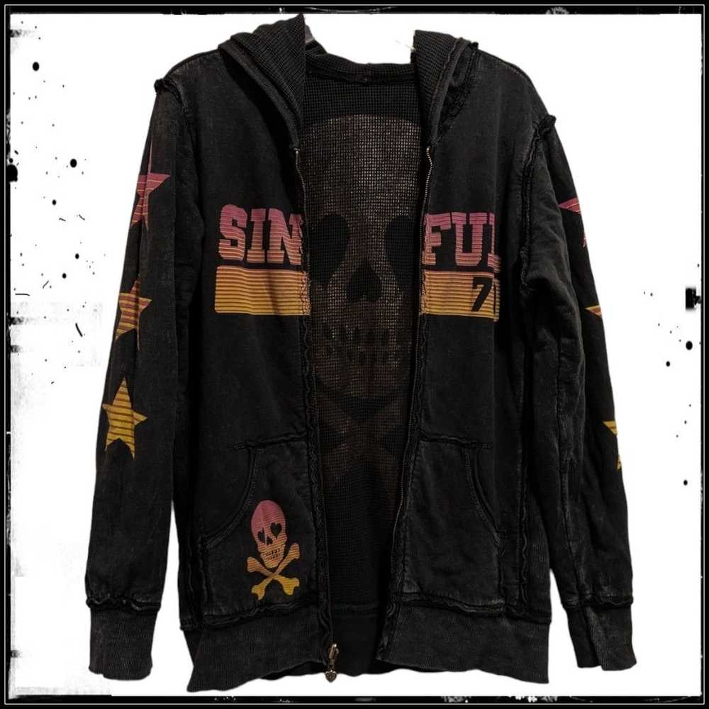 Affliction × Skulls Reversible SINFUL Love & Prid… - image 3