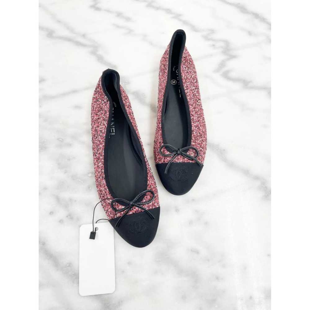 Chanel Cloth ballet flats - image 3