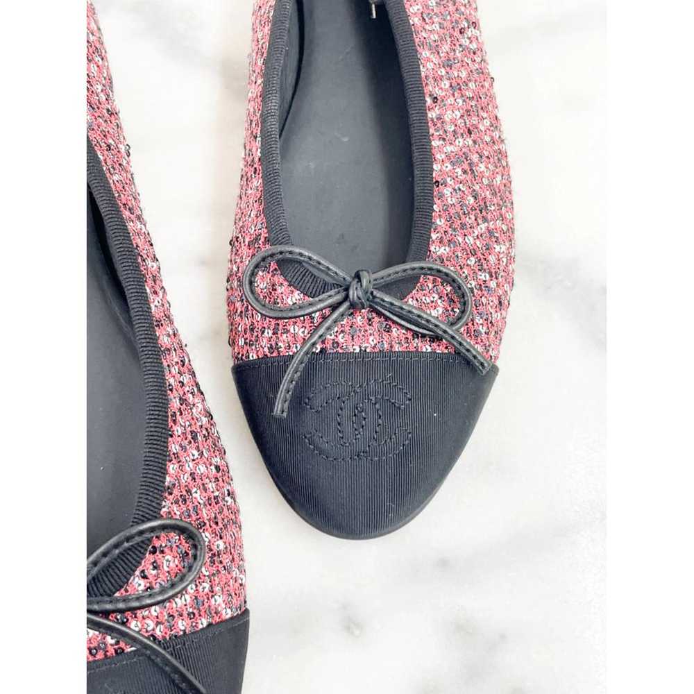 Chanel Cloth ballet flats - image 5