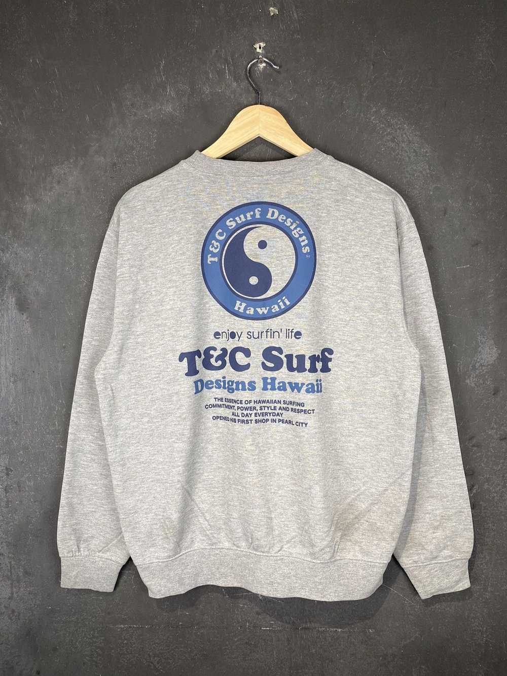 Surf Style × Vintage y2k T&C Surf Boxy Crewneck - image 2