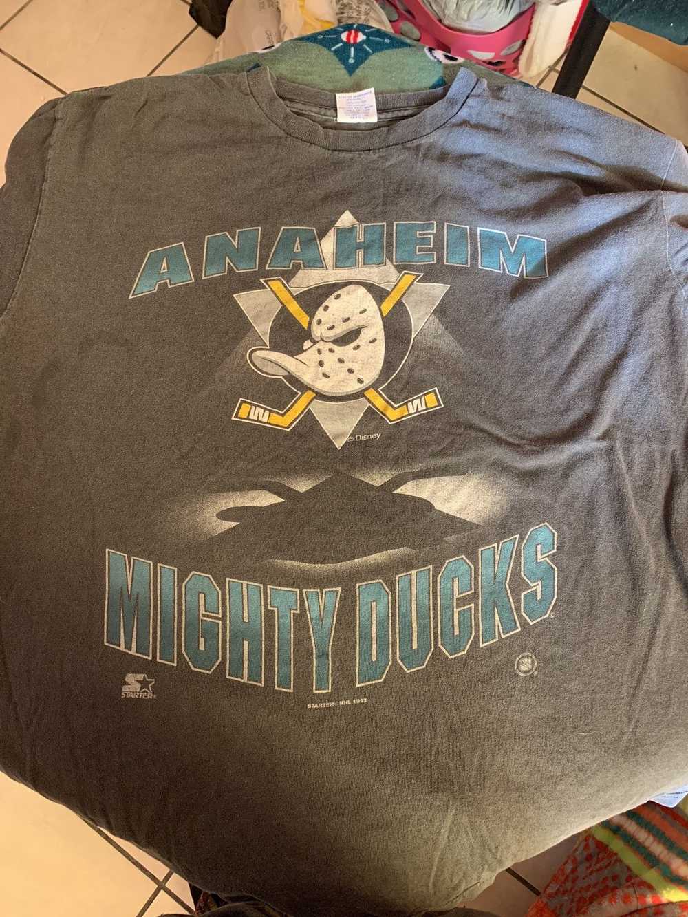 Starter × Vintage Anaheim Mighty Ducks vintage sh… - image 3