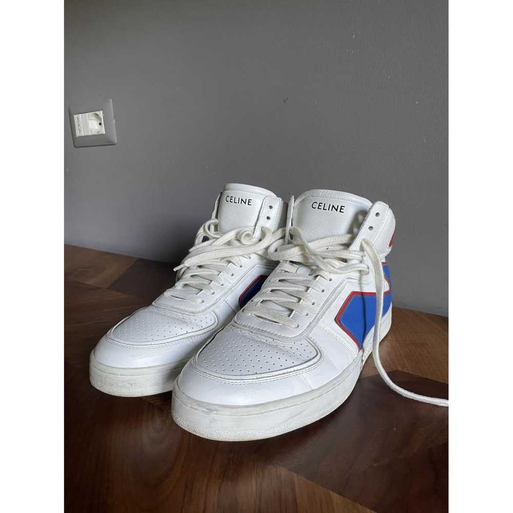 Celine "z" Trainer Ct-01 leather high trainers - image 5