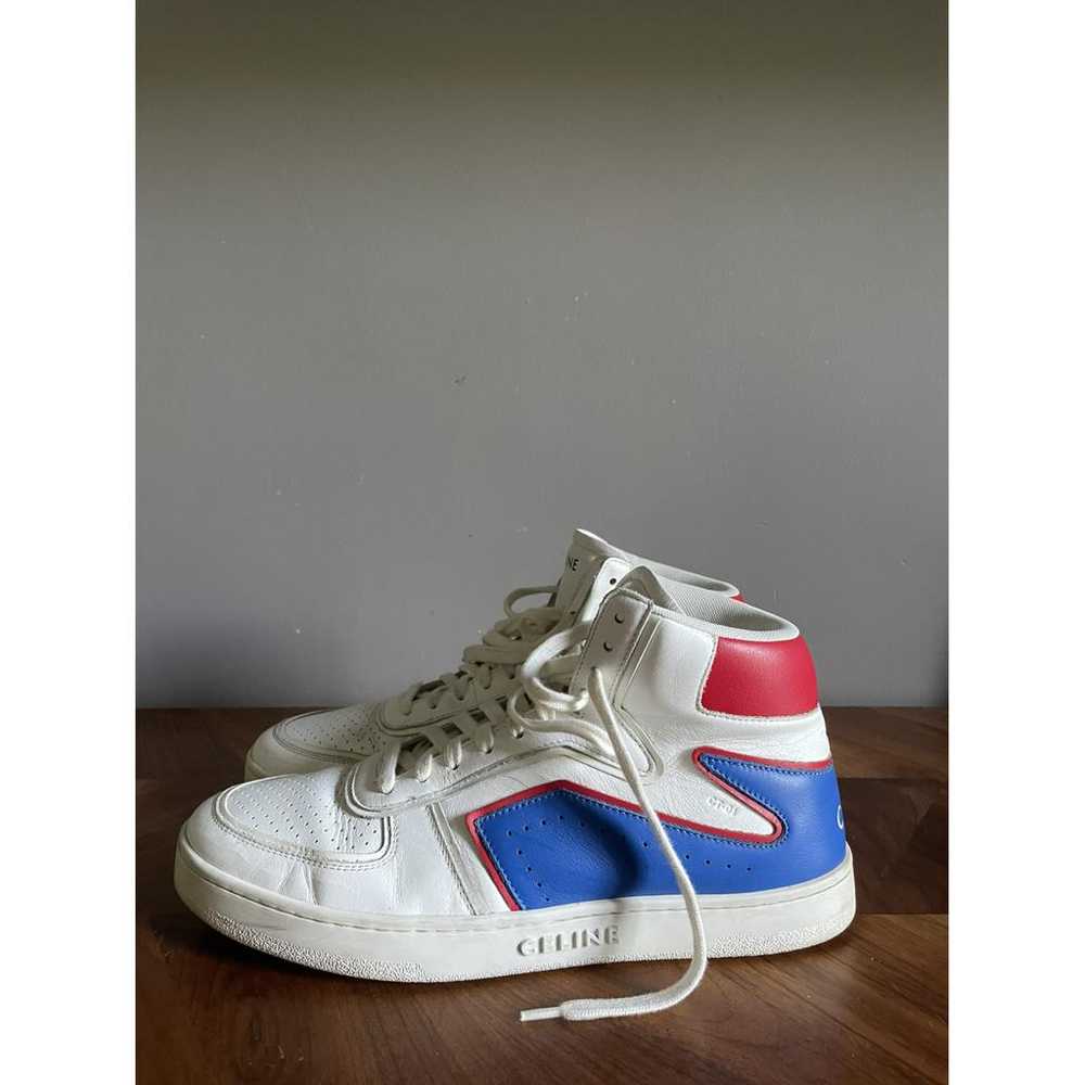 Celine "z" Trainer Ct-01 leather high trainers - image 7