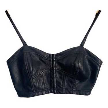 Jonathan Simkhai Vegan leather corset