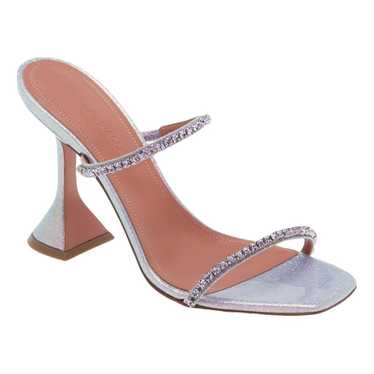 Amina Muaddi Gilda cloth sandal
