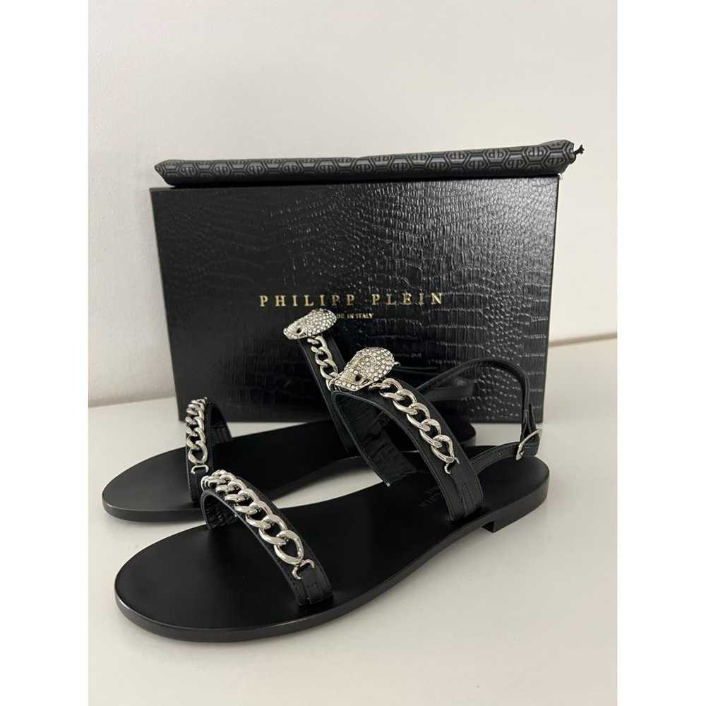 Philipp Plein Leather sandals - image 3