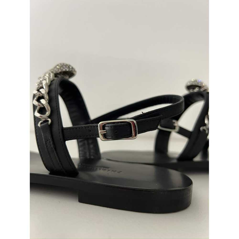 Philipp Plein Leather sandals - image 7