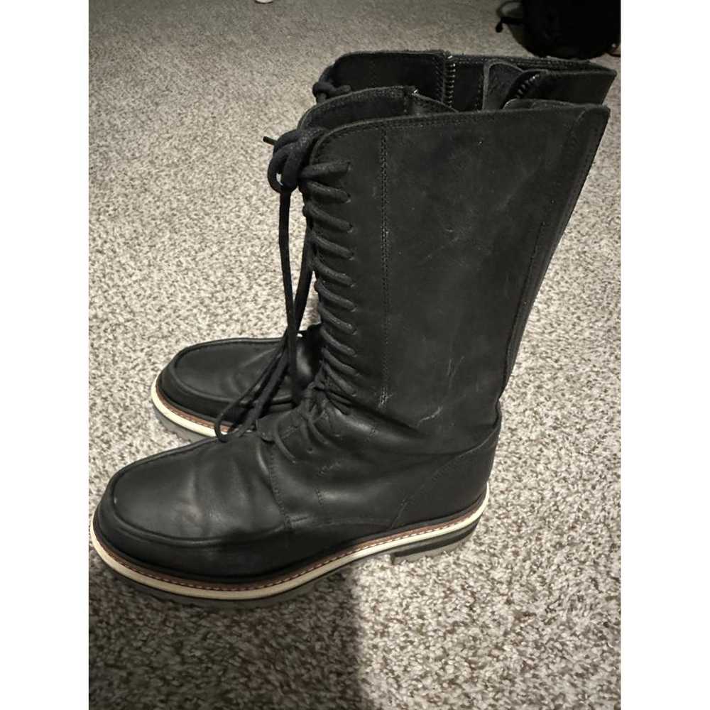 Ann Demeulemeester Leather western boots - image 4