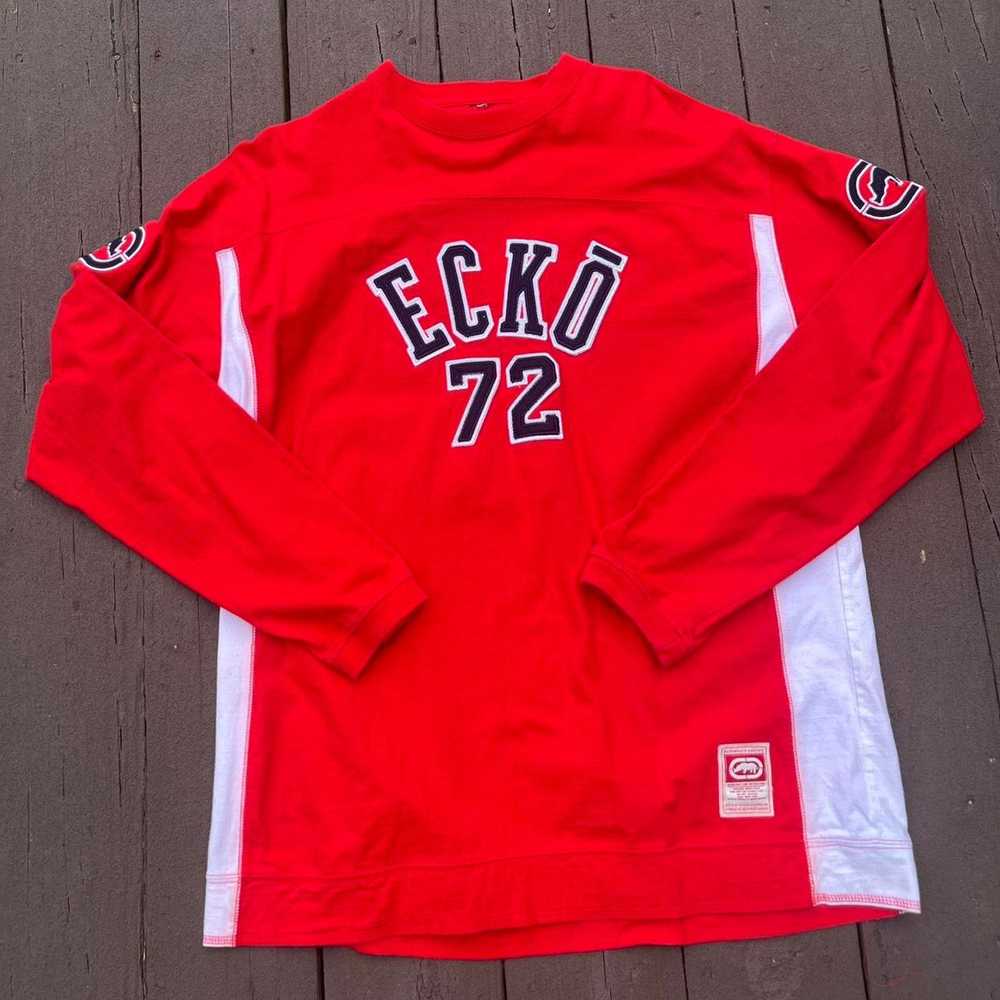 Ecko Unltd. Y2k EMBROIDERED ECKO UNLTD 72 JERSEY … - image 1