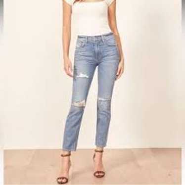 Reformation Julia High Cigarette Jeans in order Teton