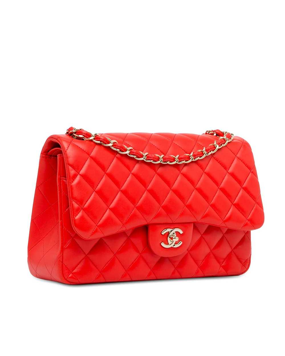 Chanel Quilted Lambskin Double Flap Shoulder Bag … - image 2