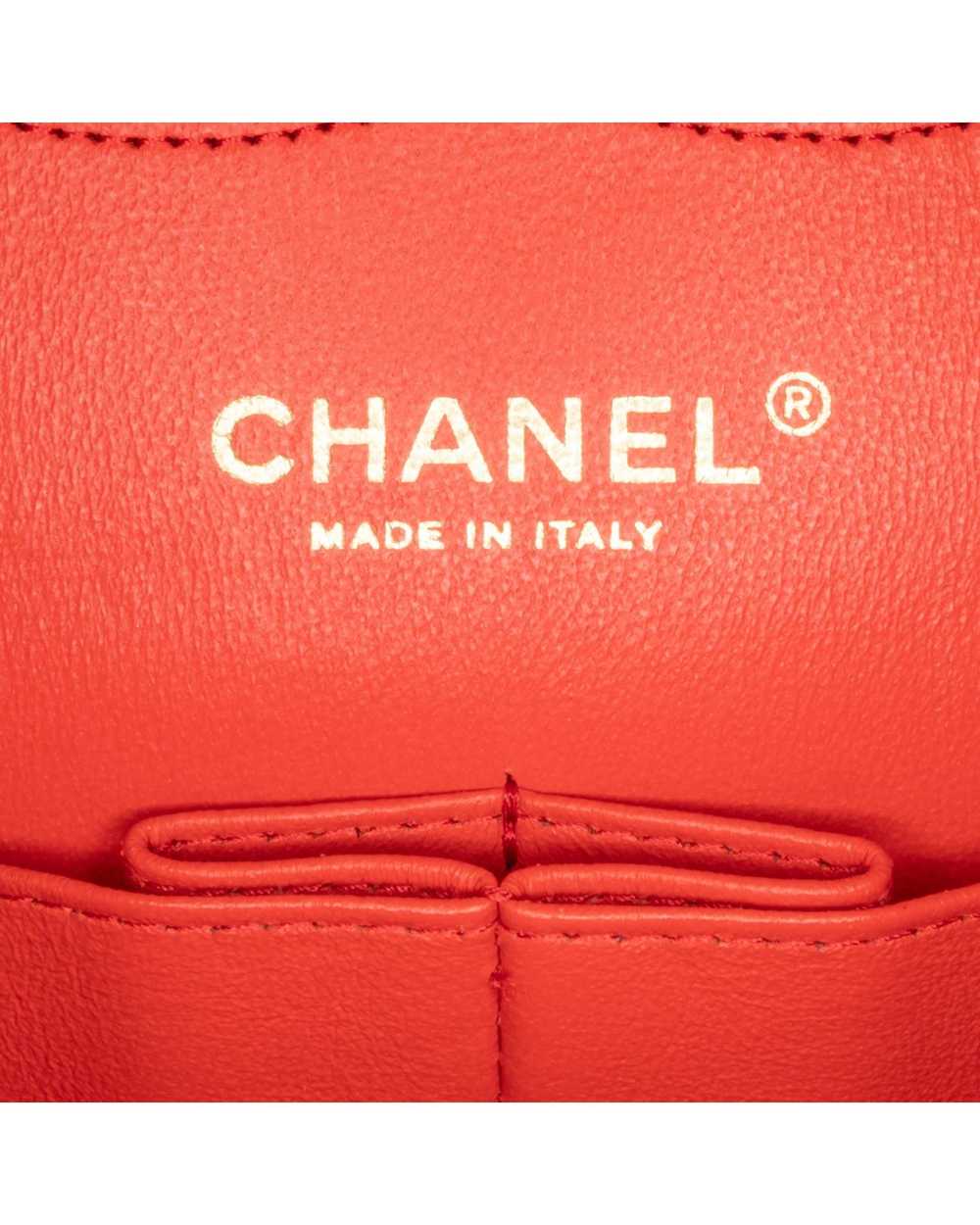 Chanel Quilted Lambskin Double Flap Shoulder Bag … - image 6