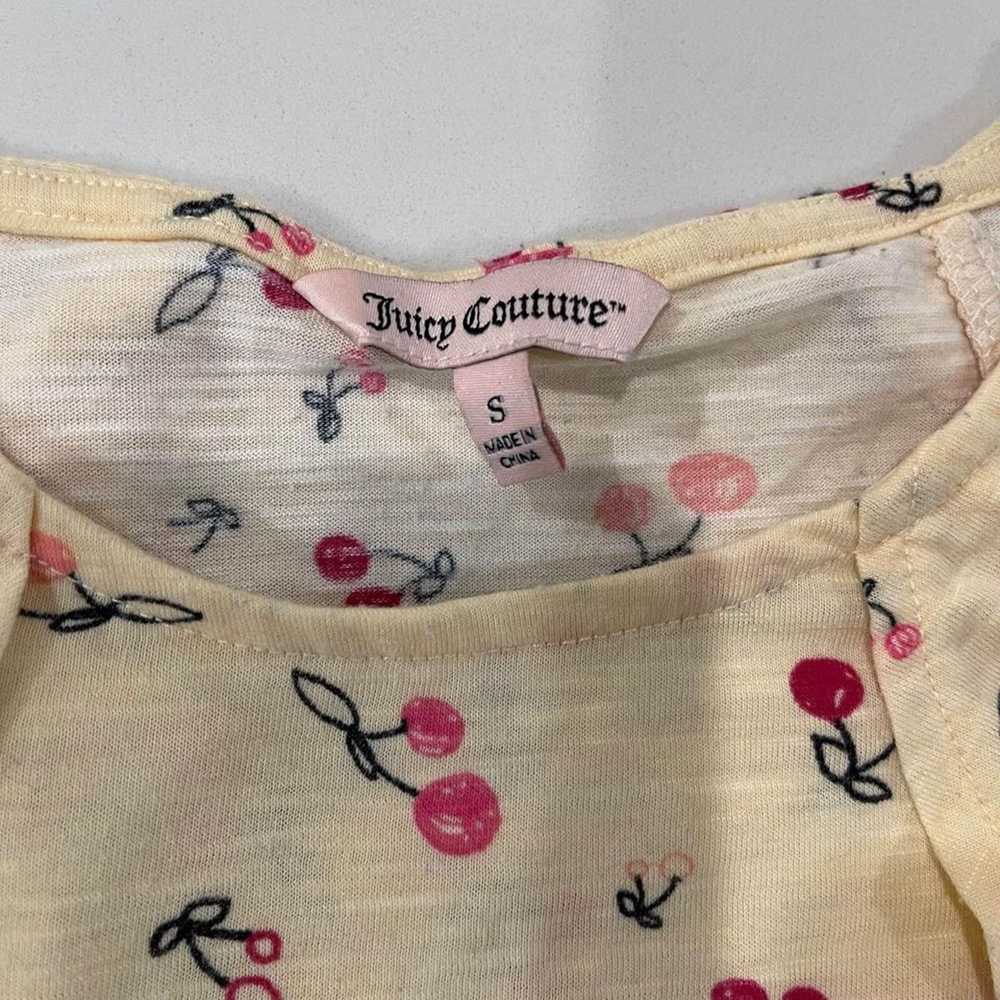 Juicy Couture Juicy Couture Y2K Cherry Print Off … - image 3