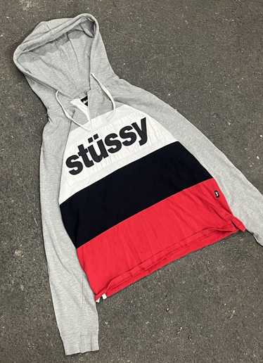 Hype × Streetwear × Stussy Stussy striped polo sty