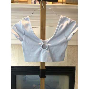 Other Aerie Baby Blue Crop Top Size S - image 1