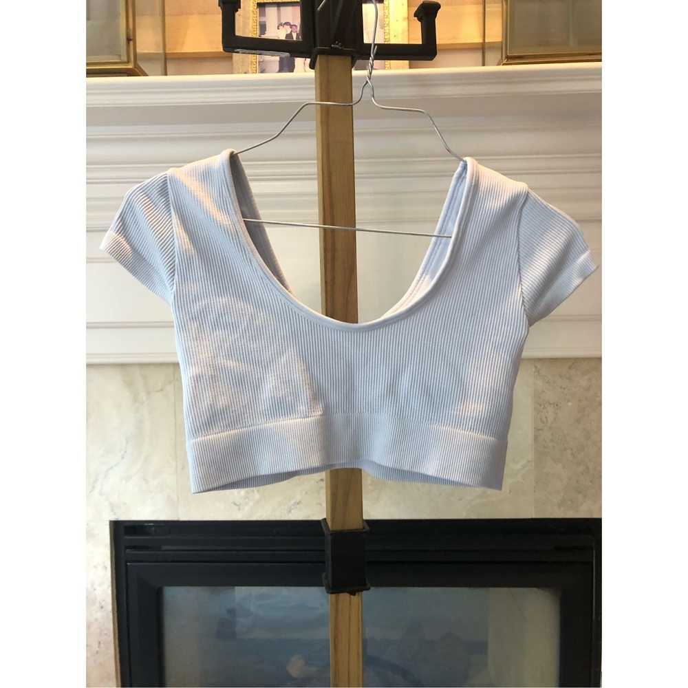 Other Aerie Baby Blue Crop Top Size S - image 2