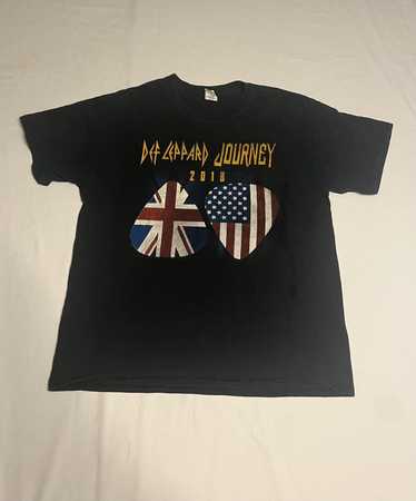 Band Tees × Streetwear Journey and Def Leppard ba… - image 1