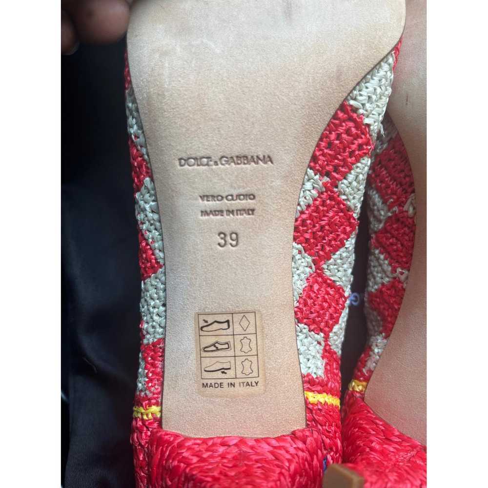 Dolce & Gabbana Taormina cloth heels - image 6