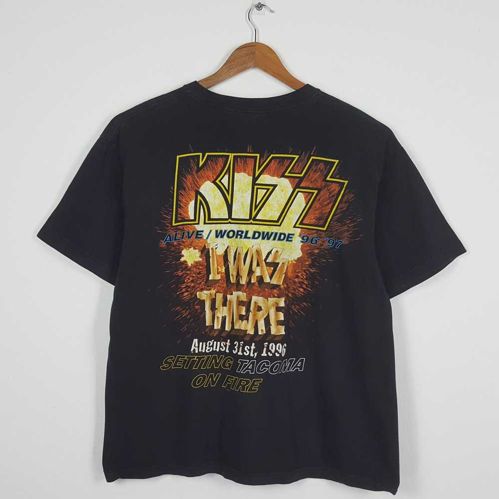 Kiss × Rock T Shirt × Vintage Vintage 90's KISS A… - image 2
