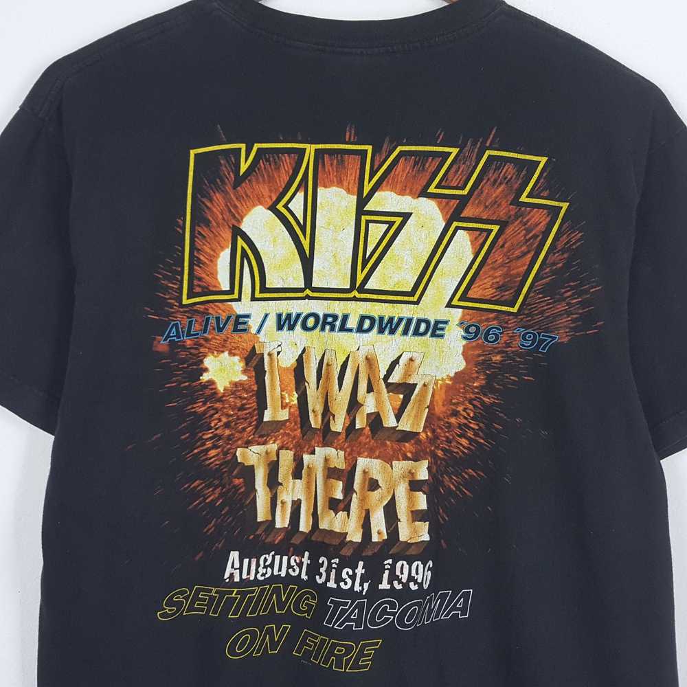 Kiss × Rock T Shirt × Vintage Vintage 90's KISS A… - image 5
