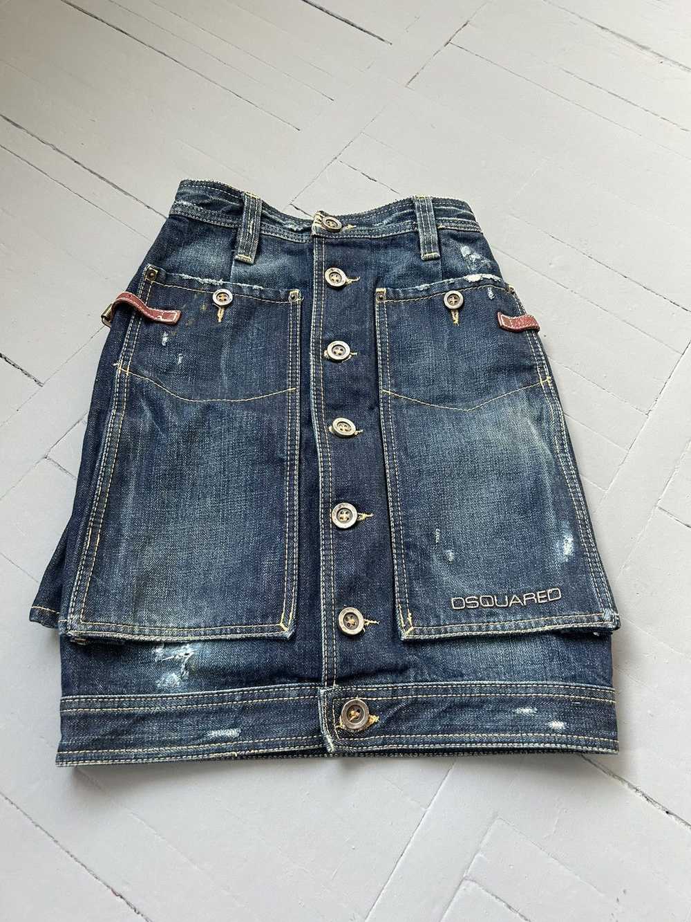 Dsquared2 × Japanese Brand Dsquared2 denim midi s… - image 1