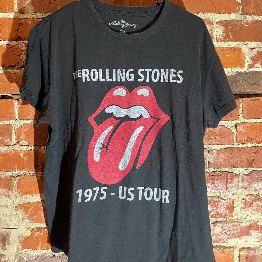 Designer Rolling Stones 2xlarge black graphic vin… - image 2