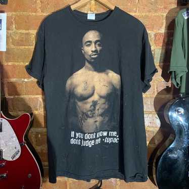 Designer Tupac large black T-shirt